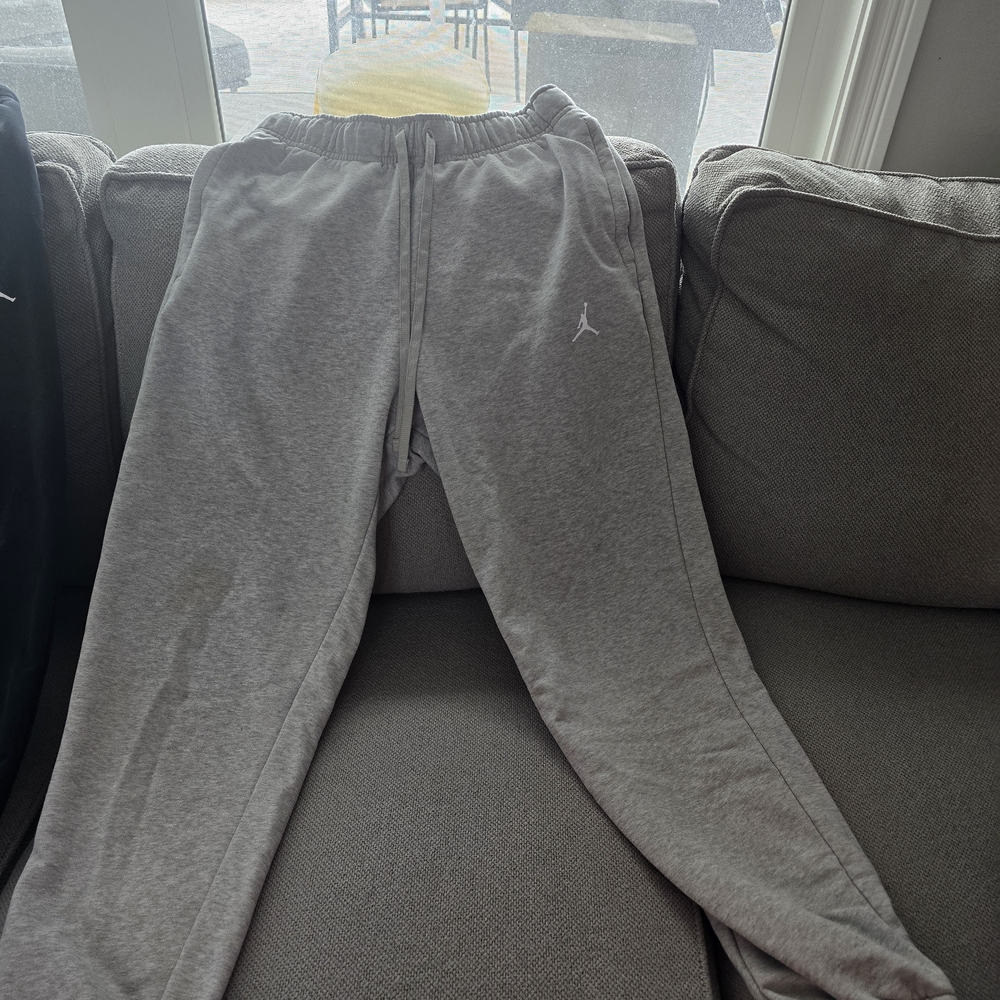 Jordan Mens Light Gray Joggers